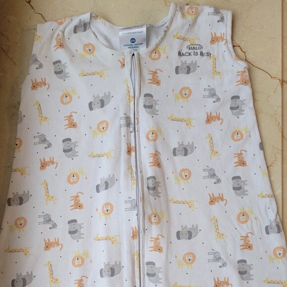 HALO SleepSack Wearable Blanket - 100% Cotton - Medium 6-12 Months - Picture 2 of 7